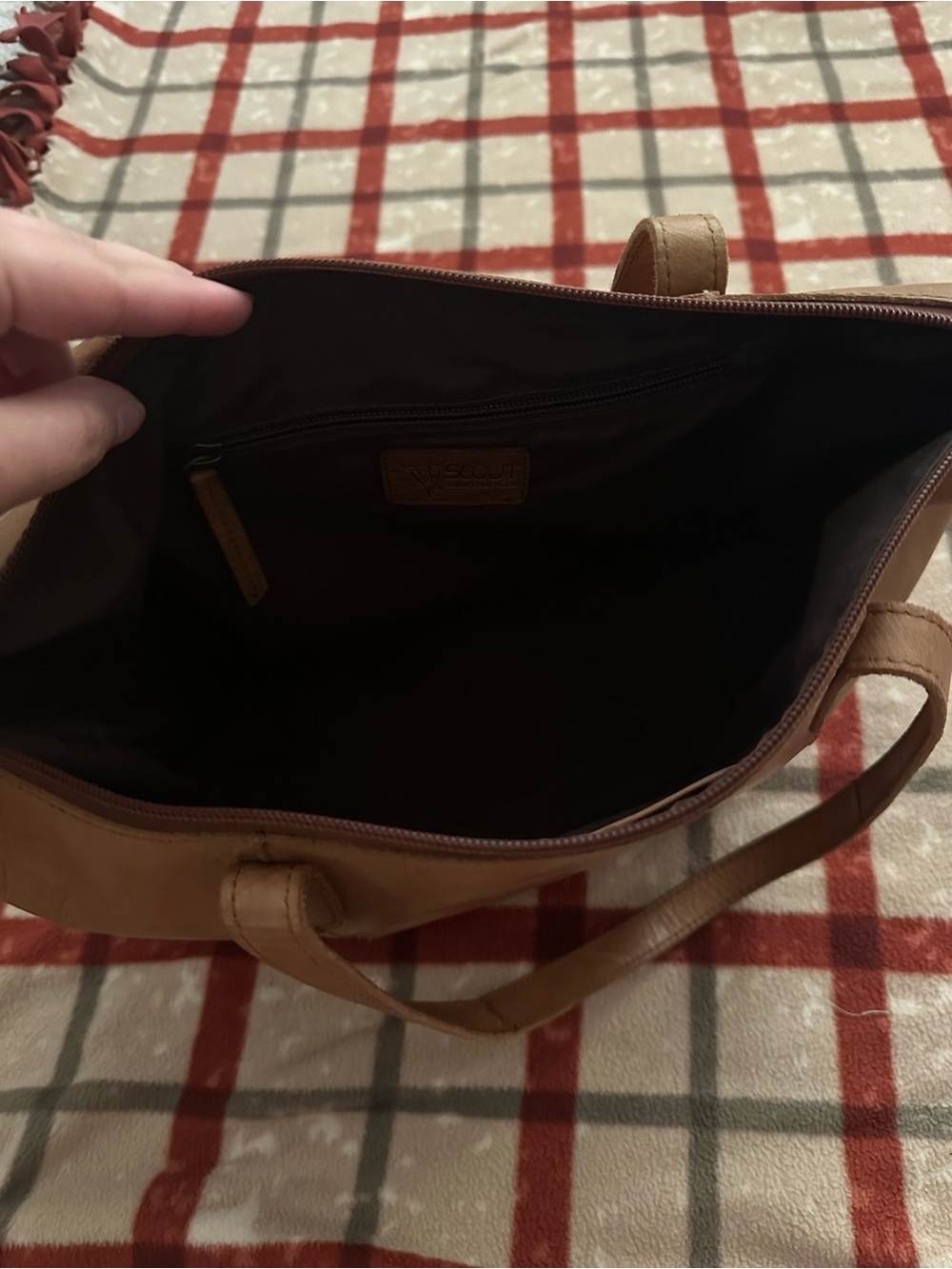 SCOUT leather CoTan Leather Tote & Wallet Set - Picture 2 of 6